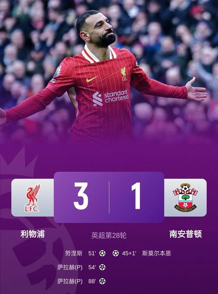 萨拉赫梅开二度,利物浦客场逆转 萨拉赫梅开二度,利物浦客场逆转